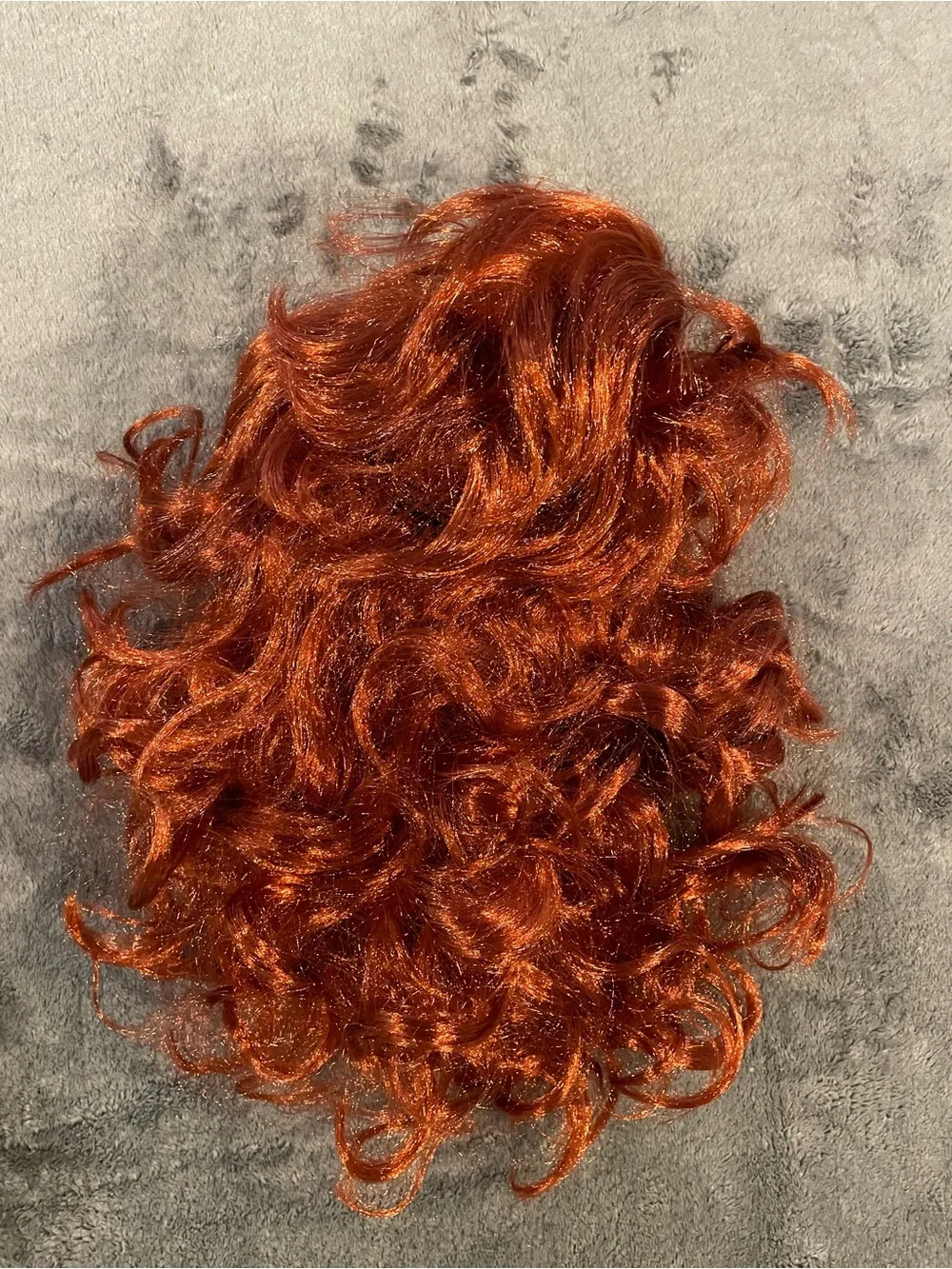 I Love Lucy Wig Red Curly Halloween Cosplay Synthetic